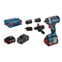 BOSCH GSR 18V-60 FC gręžtuvas - suktuvas 2x5 Ah L-Boxx